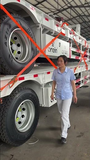 Low bed semi trailer #semitrailer #heavydutytrailer
