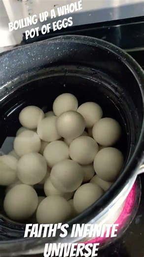 Boiling Up A Whole Pot Of Eggs #egg #eggs #easter #food #cook #cooking #eastereggs #homemade