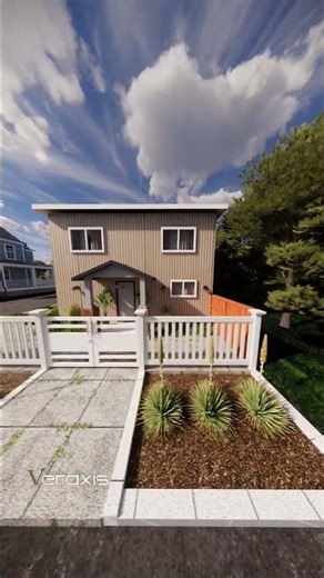 Modern Small House Designed in Revit | Beautiful & Realistic Home 🏡🔥