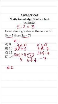 Subtracting Polynomials and Combining Like Terms: ASVAB/PiCAT Math Knowledge Practice Test Question