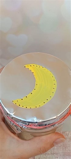 Let's draw a moon🌛#asmr#foildrawing#satisfying#relaxing#shorts