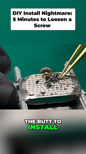 Fine Winding on Instagram: "Some of the simplest looking parts are the most stubborn. Watch repair has a way of humbling you when you least expect it. This video reflects one practical approach among many. Watchmaking techniques evolve, and I continue to refine methods as I learn."