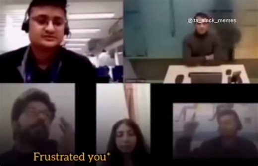 WIFE : You again joined the meeting ?MAN : I can’t help. Manager scheduled the meeting at 7 o’clock. I don’t know who made him manager.ANOTHER EMPLOYEE : Your camera and mic are both on 😂🤣