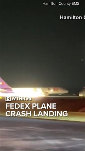 3 people safe after FedEx plane crash lands