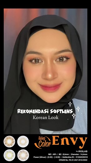Rekomendasi Softlens Korean Look Check 💖😍 #livingcolorenvy #livingcolor #livingcolorsoftlens #irislab #irislabsoftlens #byirislabxyou #softlens #soflens #softlenskorea #softlensrekomendasi #soflensrekomendasi #koreanlook #koreanlookmakeup