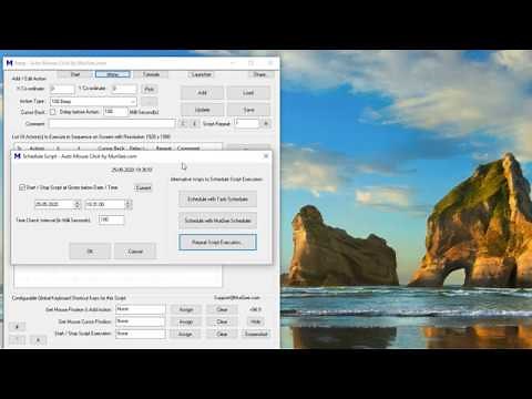 Schedule Auto Mouse Click Script Execution