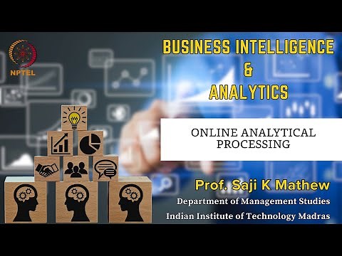 ONLINE ANALYTICAL PROCESSING | BI&A | Prof. Saji K Mathew