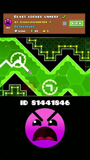 Blast Locked?! #geometrydash #gd #shorts