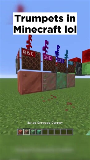 trumpet in minecraft 🎺
