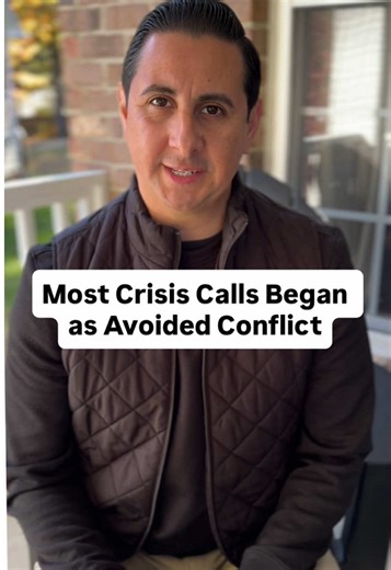 Most crisis calls I worked didn’t start with one large incident. It started out as small conflicts, stacked over time, until someone felt there was no other way out. At some point, a hard conversation was avoided, a concern or boundary wasn’t set. The hope was, it will work itself out. It rarely does. Avoided conflict doesn’t go away. It compounds, like interest, until emotion replaces logic and everything feels urgent and overwhelming. I’m not saying everything needs to be confrontational, but 