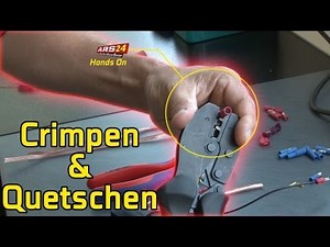 Crimping cable lugs and crimp connections | Tutorial | ARS24