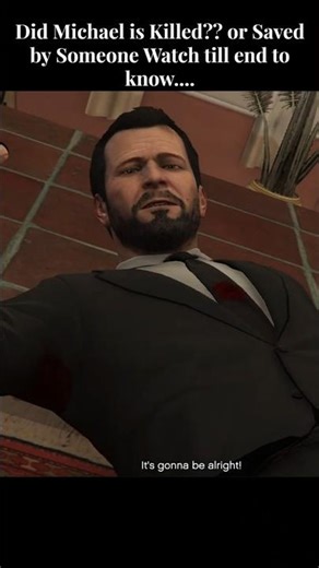 Did Micheal is Killed?? or Saved by Someone!! Watch till end #shorts #gamingshorts #gta5shorts