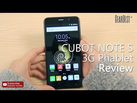 Gearbest Review: CUBOT NOTE S 3G Phablet - Gearbest.com