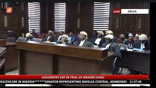 Justice James Omotosho giving a genesis of the case against Nnamdi Kanu Watch full video: https://www.youtube.com/live/fPL0asre33w?si=L5Z6TklOz0D3OtjI | AIT Online