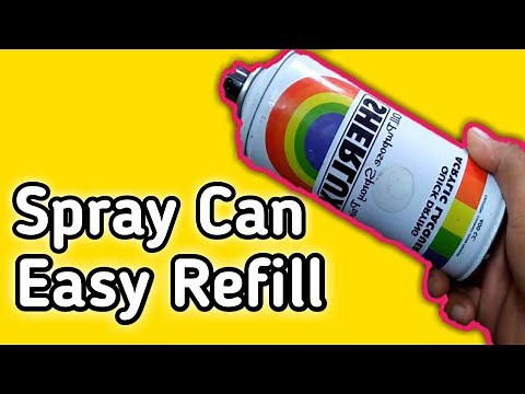 How to Refill Spray Paint Can In A Simple Way