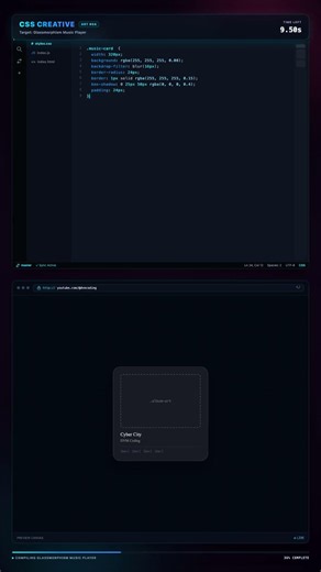 Music player #coding #frontend