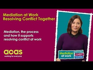 Acas - What is Mediation?