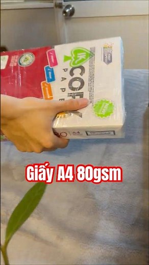 Giấy in A4 hãng IK Copy 80gsm độ dày cao 1 tệp 500 tờ in màu, in 2 mặt đều tốt
