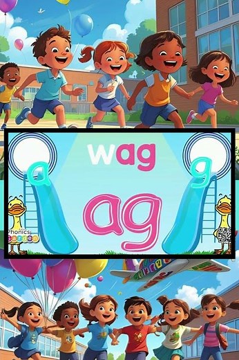 AG | Word Family | Duckity Phonics | Practice Reading