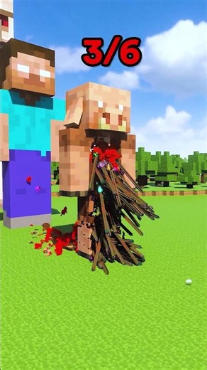 1 To 10000 Spears VS Mobs #minecraft #teardown