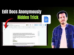 How To View and Edit Google Docs Anonymously | Private Mode Guide | Full Guide