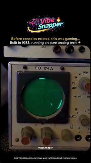 The First Video Game Ever? 1958 Technology Still Running Today! 🎮