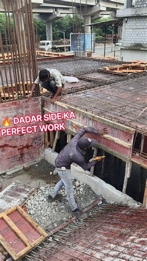 Side 😱 Shuttering Carpenter Dadar Side Work 🔨 #centering #carpenter #sidework #shorts #trabding