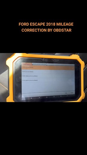 FORD ESCAPE 2018 MILEAGE CORRECTION with OBDSTAR via OBD #obd365 #obd2 #obd2scanner #obdstar #obdstarx300dpplus #odometer #odometercheck #cartools #fyp