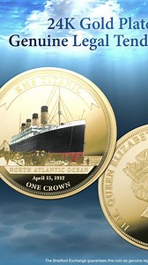 Honor the Titanic and more historic shipwrecks with gold-plated coins. Shop Now! | The Bradford Exchange