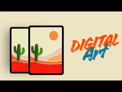 Easy digital art painting using sketchbook app✨