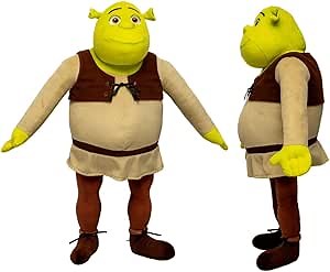 Collectibles DreamWorks Shrek Bedding Super Soft Cozy Decorative Cuddle Pillow, (Officially Licensed Product) By Franco