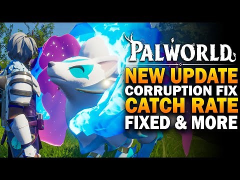 Palworld Update! Save File Corruption FIX & Catch Rate Fixed!
