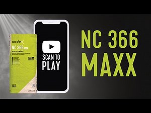 SCAN TO PLAY - Ebene Wandflächen und Gefällespachtelungen herstellen mit dem codex NC 366 Maxx