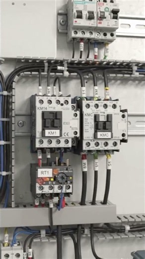 Siemens LOGO! PLC Motor Control Panel ⚡ | Start, Stop & Protection #controlengineering #logo #plc