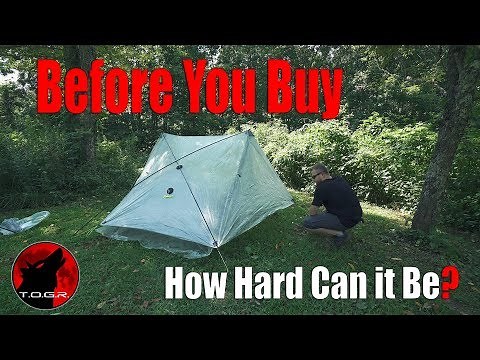 Before You Buy - Zpacks Duplex with Flex Freestanding Kit and Trekking Poles - Setup