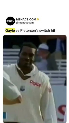 Gayle vs Pietersen’s Iconic Switch Hit 🔥🏏