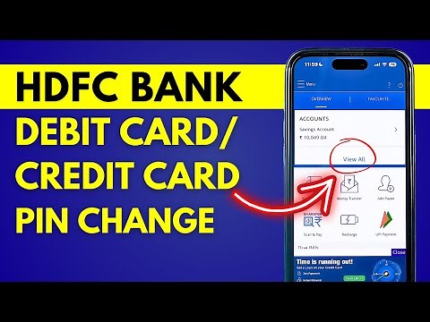 HDFC Bank Card PIN Forgot - How to Change HDFC Debit Card & Credit Card PIN in Mobile App?