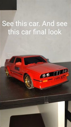 BMW toy car. convert in real car