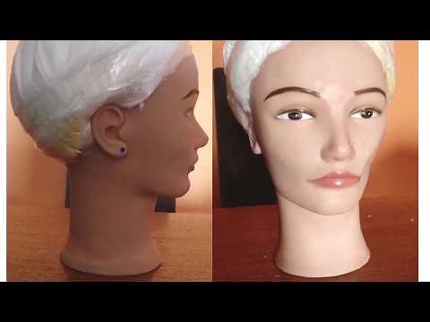 How to: Customize Mannequin head to your size| Make the perfect sized wigs