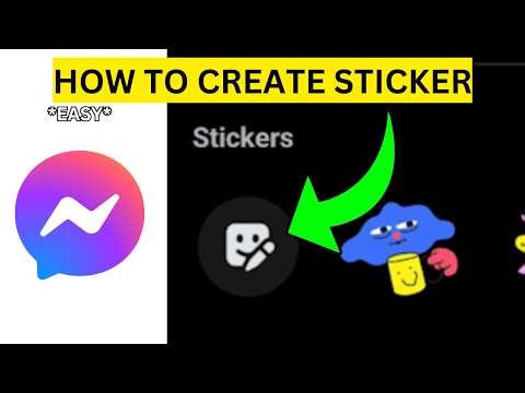 How To Make a Sticker on Messenger(EASY)