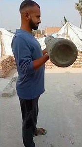 How to Make Barbell Dumbbell with Cement (Concrete) | Full DIY Gym Weights Guide #fitness #shorts