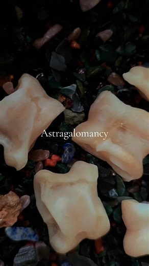 Astragalomancy refers to a form of divination practiced in the ancient Greek world that relied on the casting of small, dice-like objects. It can be understood as a regional adaptation of broader dice oracle traditions. Archaeological discoveries from across the Mediterranean- particularly those dating to around the second century CE - have uncovered numerous examples of these objects. Many of them are fashioned from animal bones, though wood and bronze was also common, and appear to have served
