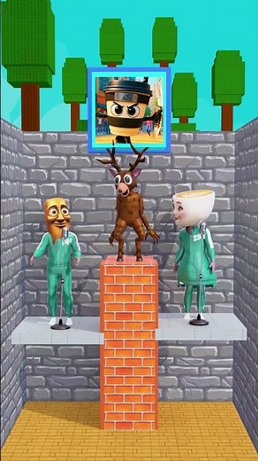 Help Ballerina Cappuccina win the singing contest in x DEER 99 Nights in the Forest Choose Brainrot