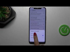 How to Show Battery Percentage on Huawei Mate 20 Pro | Display Battery Percentage in Status Bar