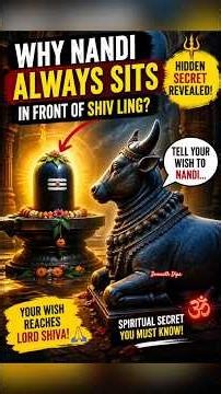 Nandi Secret Explained 🐂 Shiva Mystery You Must Know #viral #mythologystory#shortsvideo