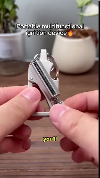 Forever Match,Permanent Match Lighter,Permanent Match Infinity Lighter with Multitool Keychain Bottle Opener,Match Kerosene Lighter Outdoor Portable Bottle Opener Keychain(Black Gas Free)