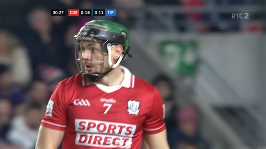 31mins: COR 0-15 TIP 0-11 Shooting exhibition has commenced at Páirc Uí Chaoimh, perfect conditions. Morris gets Tipp's first score in seven minutes with a great take under pressure. Coleman then responds for the home side. 📺@rte2 and @rteplayer 💻 https://l1nq.com/E2KNP | The Sunday Game