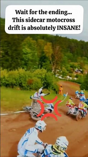 Insane Sidecar Motocross Ride! 🤯 Extreme Off-Road Racing at Full Speed 🏍️🔥 #