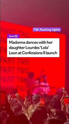 #Madonna and her daughter Lourdes Leon dance at her #ConfessionsII launch party 💜