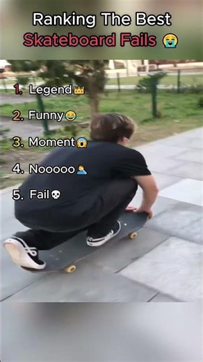 Ranking The Best Skateboard Fails 😭